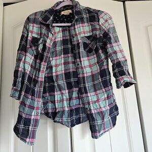 Girls Plaid Shirt